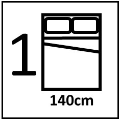 Icône lit 140cm