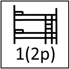 Icon bunk beds for two persons